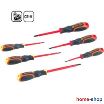 Κατσαβίδια CR-V, ίσια & σταυρού (phillips), σετ 6 τεμ