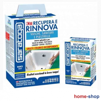 Σμάλτο Μπανιέρας SARATOGA Λευκό