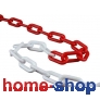 Πλαστική Αλυσίδα 6mm Άσπρη Κόκκινη
