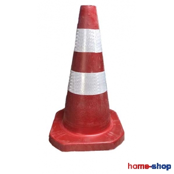 Κώνοι σήμανσης με ανακλαστικές  ταινίες.