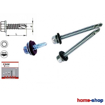 Τρυπανόβιδες Εξάγωνες Γαλβανιζέ 