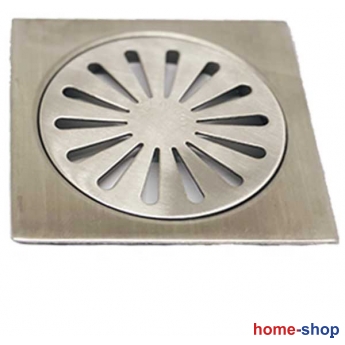 Σχαράκι Σιφωνιού Τετράγωνο Ανοξείδωτο INOX