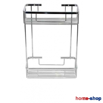 Σπογγοθήκη Μπάνιου Ίσια Διπλή Νίκελ Import Hellas