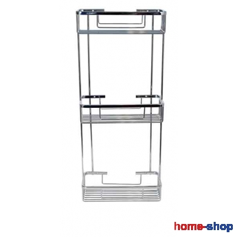 Σπογγοθήκη Μπάνιου Ίσια Τριπλή Νίκελ Import Hellas