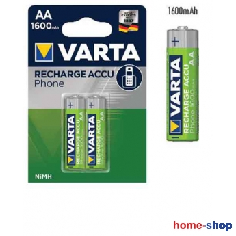 Επαναφορτιζόμενες Μπαταρίες  ΑΑ VARTA 1600mAh