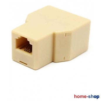 Αντάπτορας τηλεφώνου είσοδος 1 θηλυκό  έξοδος 2 θηλυκά