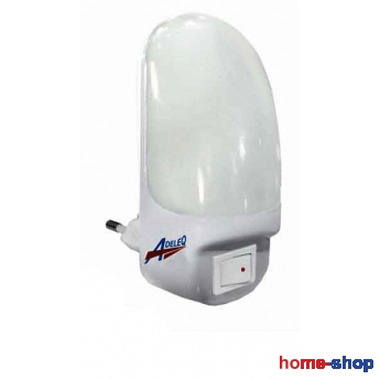 Φωτιστικό Νυκτός Led 1W  με διακόπτη Adeleq