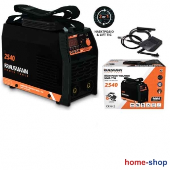 Ηλεκτροσυγκόλληση Inverter 160A Krausmann 2540