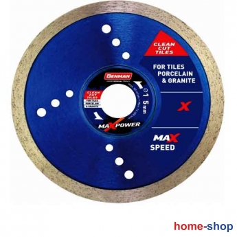 Διαμαντόδισκος Πλακιδίων 125mm BENMAN CLEAN CUT TILES MAXPOWER
