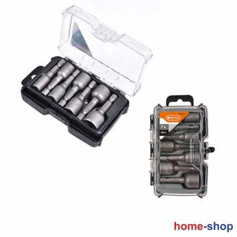 Σετ μαγνητικά Καρυδάκια με αξονάκι 1/4’’ TACTIX 418607