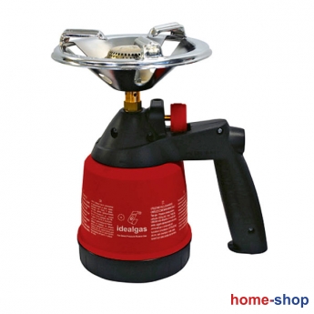 Καμινέτο εστία υγραερίου από πλαστικό σώμα σε κόκκινο χρώμα Idealgas