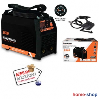 Ηλεκτροσυγκόλληση Inverter 200A Krausmann 2560