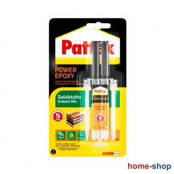 Εποξειδική Κόλλα PATTEX SALDATUTTO INSTANT ΜΙΧ 12gr