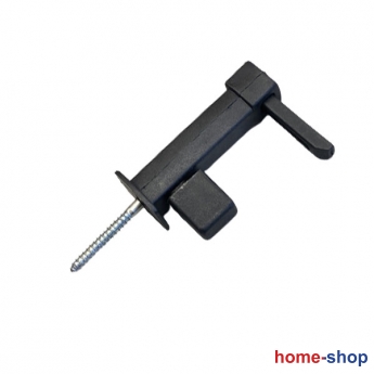 Στυλώματα Παραθύρων Πατζουριών Πλαστικό Μαύρο