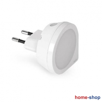 ΦOS_ME 0.4W LED Φωτιστικό Νυκτός Πρίζας με Φωτοκύτταρο μέρας νύχτας 17-00505