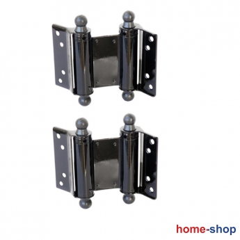 Μεντεσέδες Ζευγάρι Αλέ-Ρετούρ 4" Μαύρος 102mm GOLDOOR