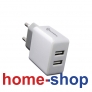 Electraline 70062 Φορτιστής USB 2 θυρών, 5V/6A, Max Output 3.4A