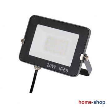 Fos me Προβολέας Στεγανός 20W IP65 Μαύρο χρώμα 07-00702-02