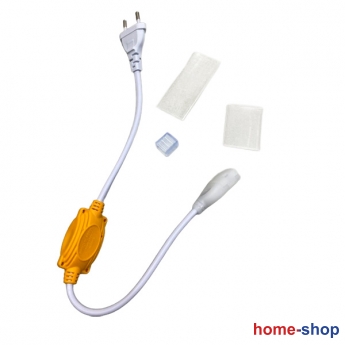 Καλώδιο Τροφοδοσίας με Φις Universe για LED Ταινία 230Volt μέχρι 50m με τερματική τάπα