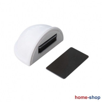 Στοπ Πόρτας Πλαστικό Με Μαγνήτη EFAISTOS - Φ50mm Λευκό (8500-OΒ)