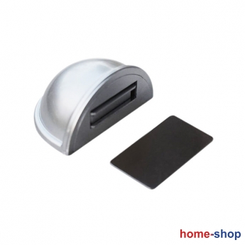 Στοπ Πόρτας Πλαστικό Με Μαγνήτη EFAISTOS - Φ50mm Ασημί (8500-OΙ)