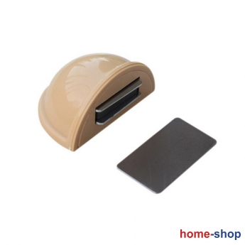 Στοπ Πόρτας Πλαστικό Με Μαγνήτη EFAISTOS - Φ50mm Μπεζ (8500-OΡ)