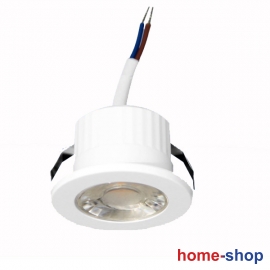 SPOT ΧΩΝΕΥΤΟ LED Φ3,5 3W 270lm με ρυθμιζόμενο χρώμα 38° ΠΛΑΣΤΙΚΟ ΛΕΥΚΟ/ΑΣΗΜΙ/ΜΑΥΡΟ/ΧΡΥΣΟ UNIVERSE