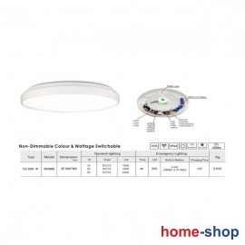 SPOT ΧΩΝΕΥΤΟ LED Φ3,5 3W 270lm 38° 3CCT 3000K-4000K-6000K ΠΛΑΣΤΙΚΟ ΛΕΥΚΟ/ΑΣΗΜΙ/ΜΑΥΡΟ/ΧΡΥΣΟ UNIVERSE