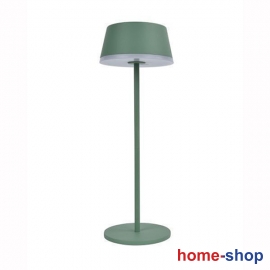 Lutec Lora Επιτραπέζιo επαναφορτιζόμενο Φωτιστικό LED Εξωτερικού Χώρου 2.5W με Θερμό Λευκό Φως IP44 Πράσινο