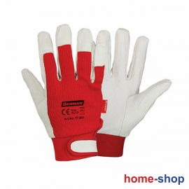 Benman Γάντια Εργασίας Κόκκινα Δερματοπάνινα Νο10/XL 77359