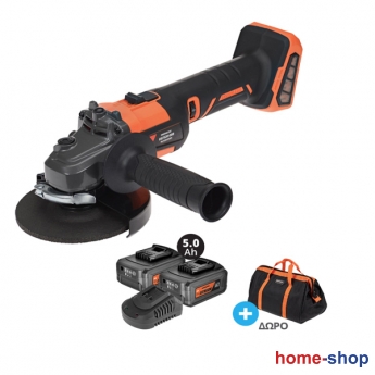 Krausmann U87520-14SB Γωνιακός Τροχός 125mm Μπαταρίας 20V