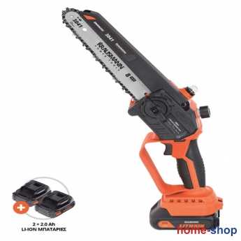 Krausmann 3041 Αλυσοπρίονο επαναφορτιζόμενο mini 20cm BL 21V με 2 μπαταρίες 2.0Α