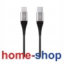 Καλώδιο Fast Charge Φόρτισης TYPE C - LIGHTING Μαύρο 1,2m