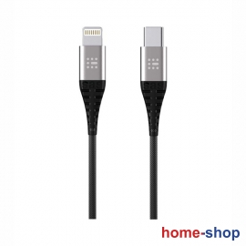 Καλώδιο Fast Charge Φόρτισης TYPE C - LIGHTING Μαύρο 1,2m