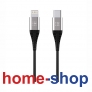 Καλώδιο Fast Charge Φόρτισης TYPE C - LIGHTING Μαύρο 1,2m