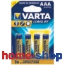 Αλκαλικές Μπαταρίες ΑΑΑ VARTA